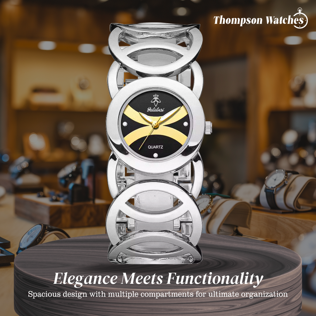 Deborah | Stylish Interlocking Circle Bracelet Watches | 30mm