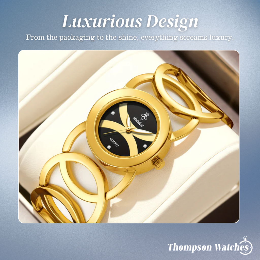 Deborah | Stylish Interlocking Circle Bracelet Watches | 30mm