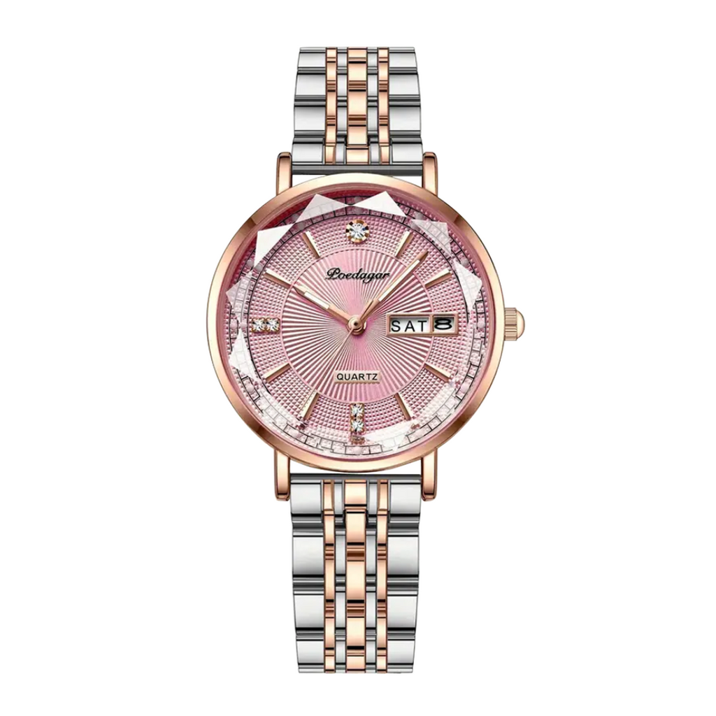 Patricia | Luxury Two-Tone Crystal Watch | 32mm