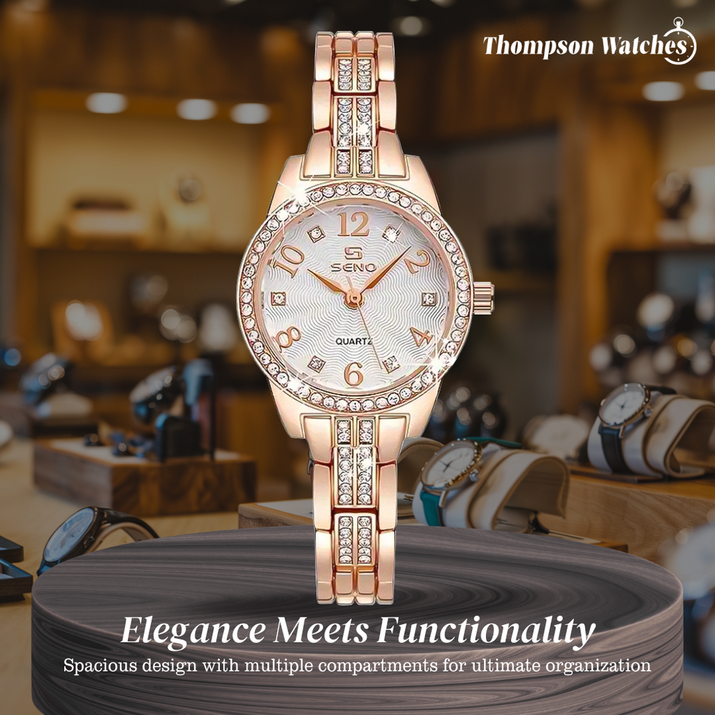 Novi | Modern Glamour Crystal Women’s Watch |30mm