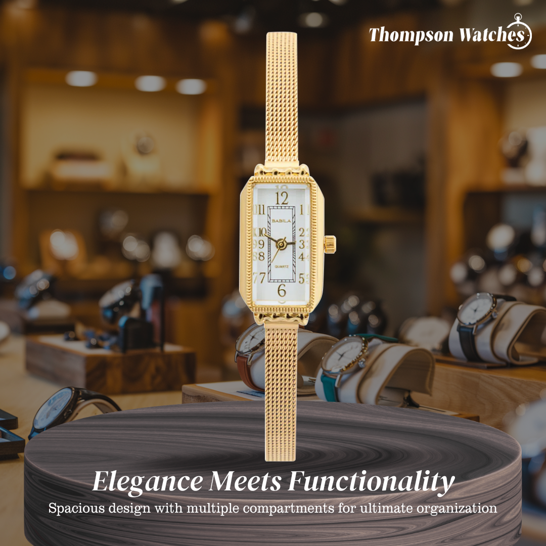 Varella | Rectangle Dial Women’s Mesh Watch| 30 mm