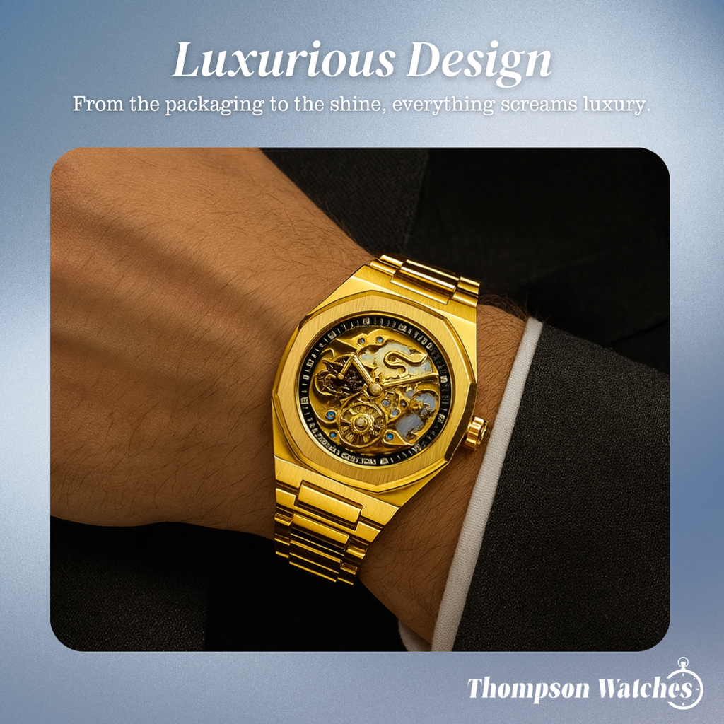 Justin | Men’s Automatic Skeleton Watch | 40mm