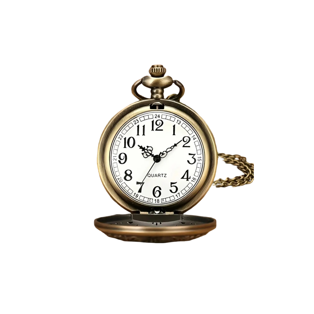 Saxton | Bronze Classic Numerals Pocket Watch | 45mm