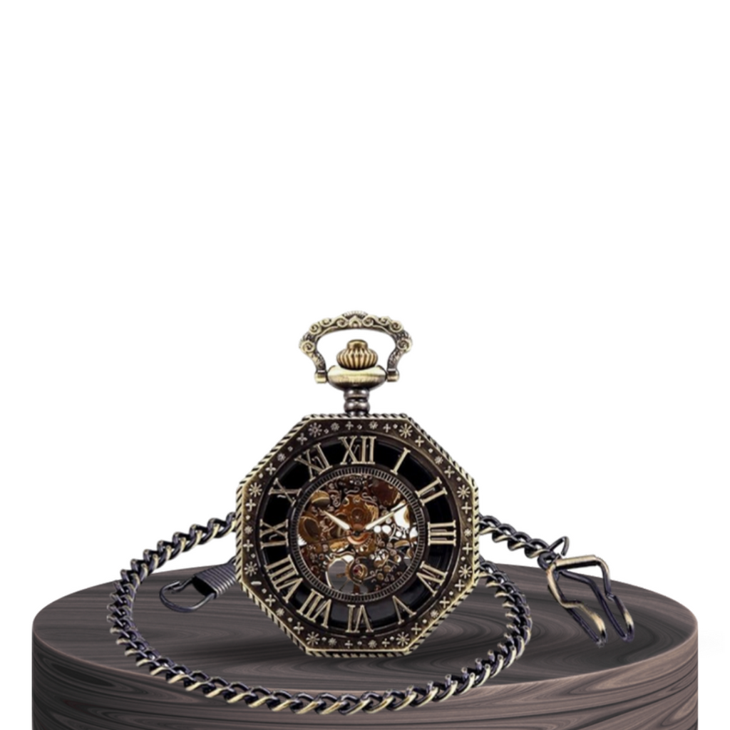 Harold | Octagonal Mechanical Pocket Watch | 70mm