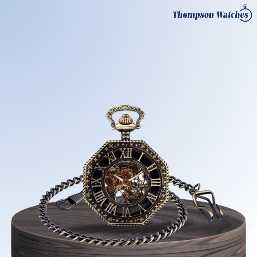 Harold | Octagonal Mechanical Pocket Watch | 70mm