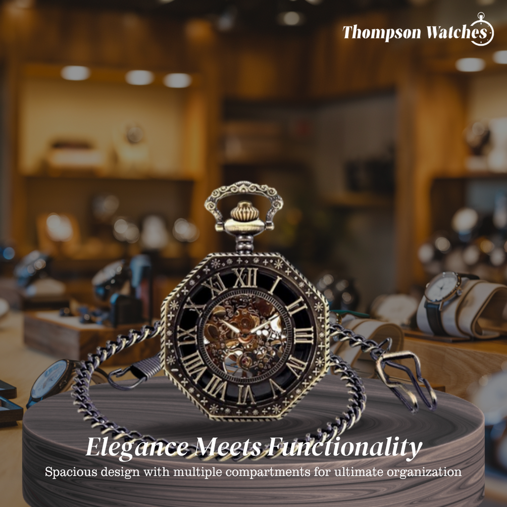 Harold | Octagonal Mechanical Pocket Watch | 70mm