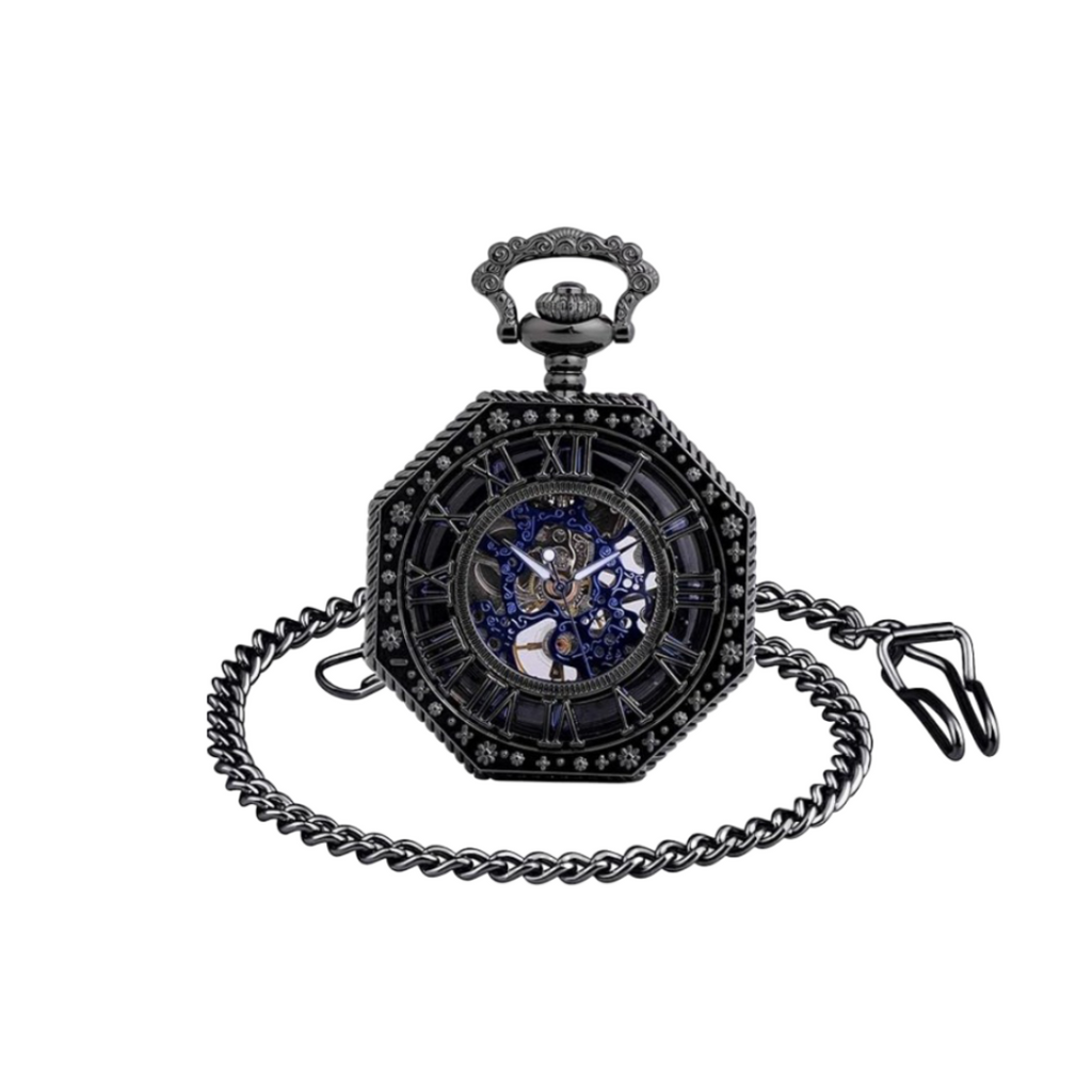 Harold | Octagonal Mechanical Pocket Watch | 70mm