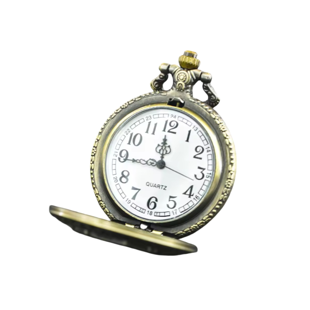 Jones | Eagle Embossed Pocket Watch | 45mm