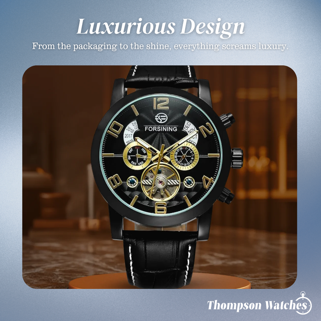 Alvin | Forsining Luxury Skeleton Watch | 46mm