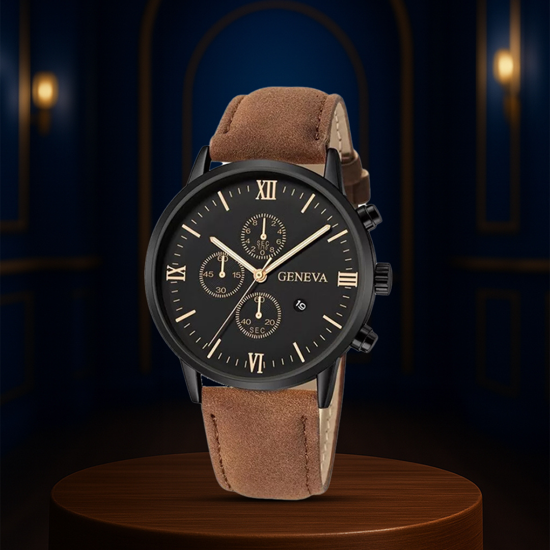 Zachary | Relaxed-Style Quartz Watch with Analog Display | 40.5mm