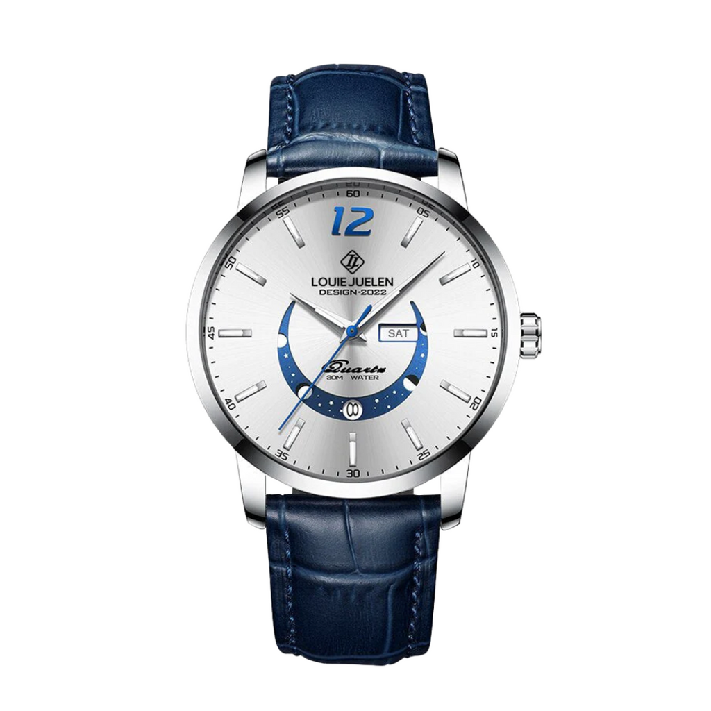 Sebastian | Classic Moon Phase Watch | 42mm