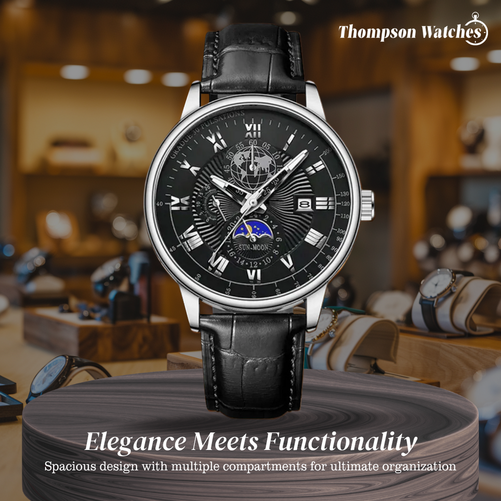 Julian | Global Voyager Moon Phase Watch | 40mm