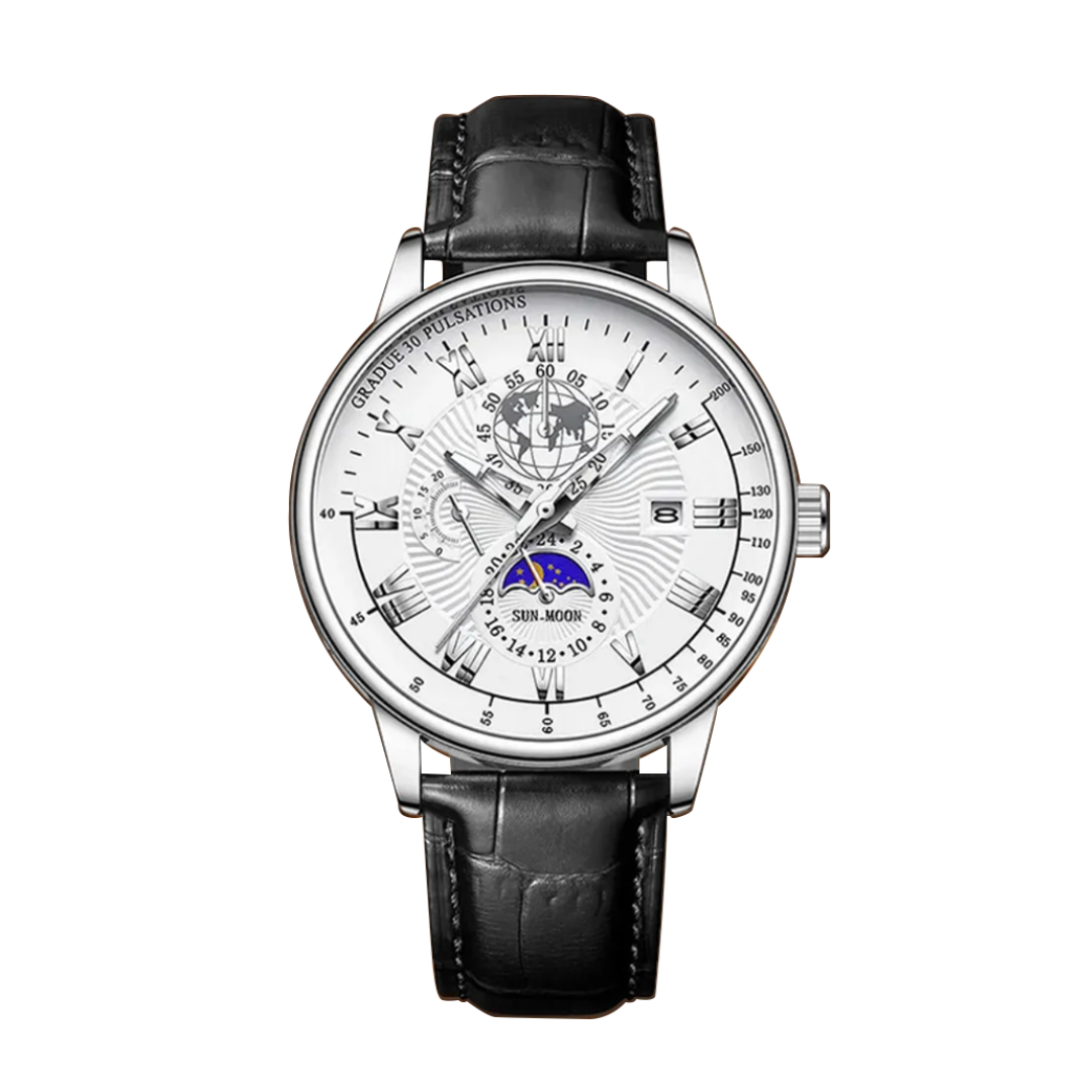 Julian | Global Voyager Moon Phase Watch | 40mm
