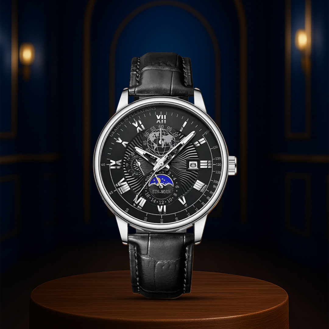Julian | Global Voyager Moon Phase Watch | 40mm