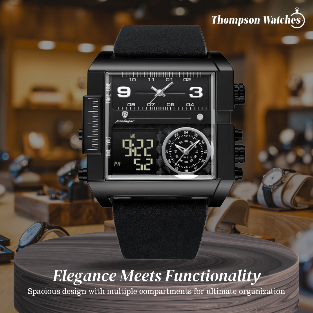 Dominic | Dual Display Fusion Watch | 51mm