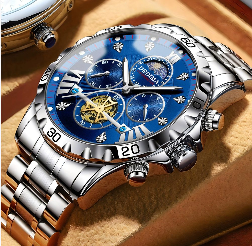 Liam | Precision Chrono | Stainless Steel Watch | 43.9 mm